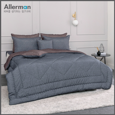 [알레르망] 파비안2 차렵이불 D 블루