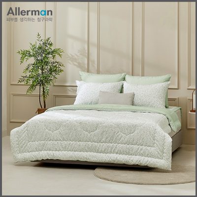 [알레르망] 로넌 차렵이불 그린