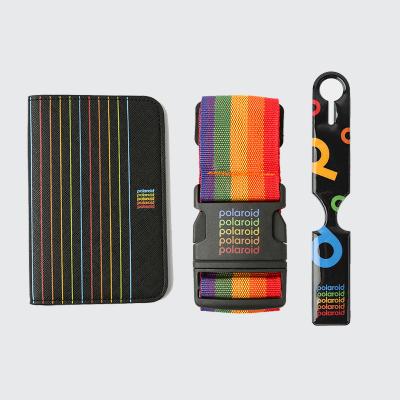 폴라로이드 여권케이스 네임택 캐리어벨트 세트 여행 필수품