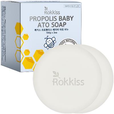 록키스 프로폴리스 베이비 아토 비누 100g 2개입
