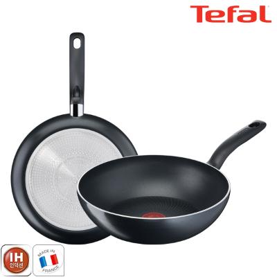 테팔_ 팬&냄비 인덕션 스타트이지 2종세트 (프라이팬 28cm + 볶음팬 28cm)