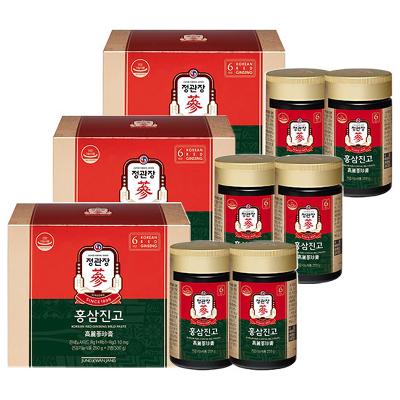 [정관장 공식] 홍삼진고 250g x 2병 3박스 (75일분)