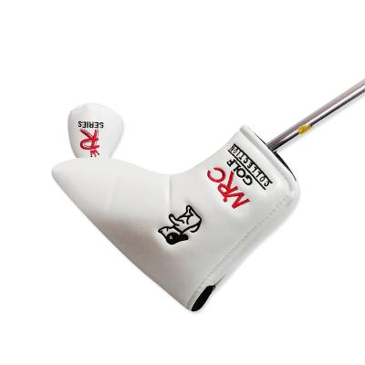 나은 MRC 퍼터커버 일자형_화이트 칼라 골프용품