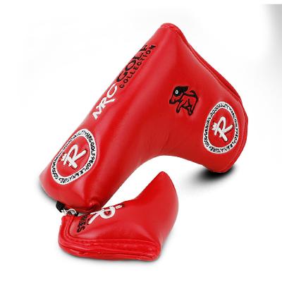 나은 MRC 퍼터커버 일자형_레드 칼라 골프용품