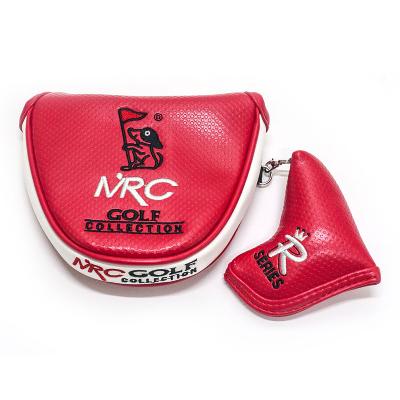 나은 MRC 퍼터커버 빅(Big) 투톤 반달형_레드 칼라 골프용품