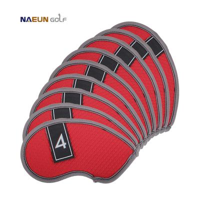 나은 MRC 아이언커버 엠보_레드 9개 세트 네오플랜 골프용품