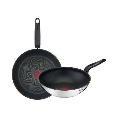 [블프특가] 인덕션 SS G6 프리즘 프라이팬 2P 세트(팬28+웍28) TFC-IP8W