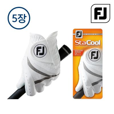 풋조이 스테이쿨 남성용 골프장갑 64503 22호 5장 합피 세탁가능