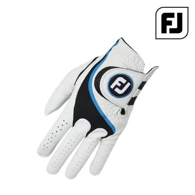 풋조이 PROFLX 남성용 골프장갑 반양피 68061 화이트/블랙/일렉트릭블루