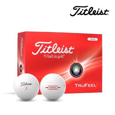 타이틀리스트 선물포장 트루필 2피스 골프공 12구 trufeel 화이트