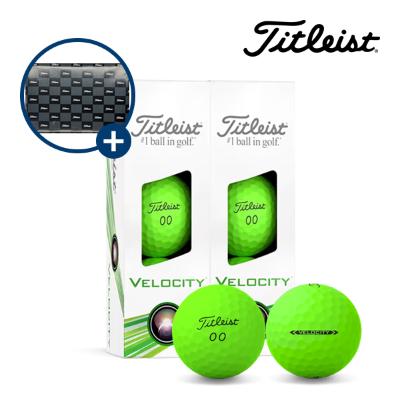 타이틀리스트 선물포장 벨로시티 2피스 골프공 6구 VELOCITY 매트그린(무광)