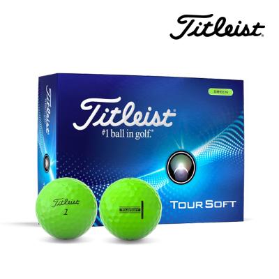 타이틀리스트 선물포장 투어소프트 2피스 골프공 12구 TOURSOFT 그린